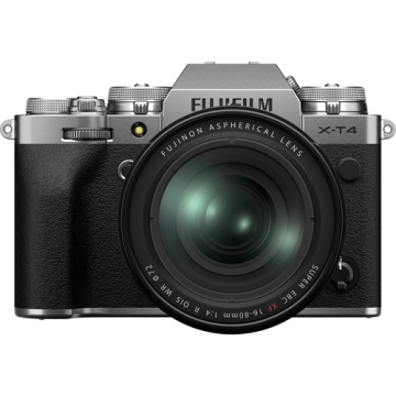 Fujifilm X-T4 Mirrorless Camera with XF 16-80mm F4 R OIS WR Lens