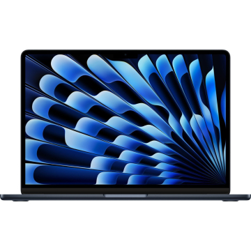 Apple Macbook Air M3 Chip (2024) 15.3-inch 8-core CPU and 10-core GPU 8GB RAM 256GB SSD English-Midnight
