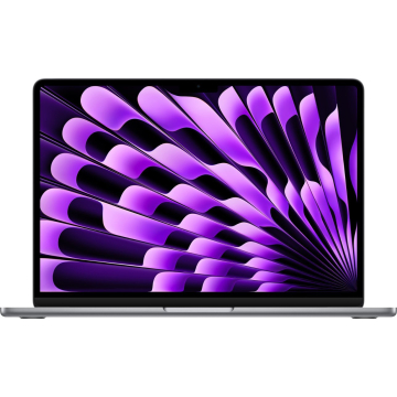 Apple Macbook Air M3 Chip (2024) 15.3-inch 8-core CPU and 10-core GPU 8GB RAM 256GB SSD English-Space Grey