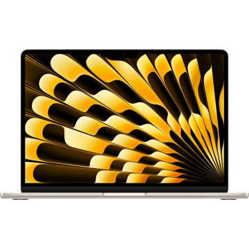 Apple Macbook Air M3 Chip (2024) 15.3-inch 8-core CPU and 10-core GPU 8GB RAM 256GB SSD English-Starlight