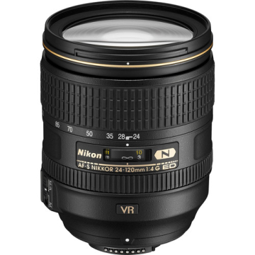Nikon AF-S NIKKOR 24-120mm f4G ED VR Lens
