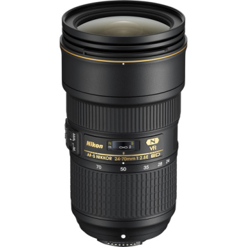 Nikon AF-S NIKKOR 24-70mm F2.8E ED VR (New) Lens