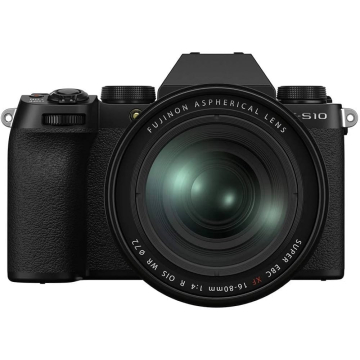 Fujifilm X-S10 Mirrorless Camera with XF 16-80mm F4 R OIS WR Lens