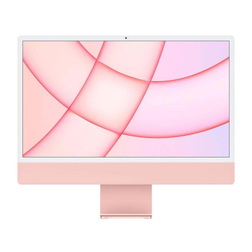 Apple iMac 24-inch MGPM3 (2021) M1 Chip 8-Core CPU and 8-Core GPU, 8GB RAM 256GB SSD, Pink