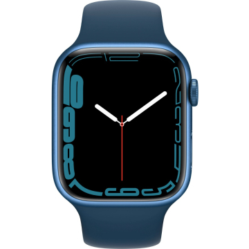 Apple Watch Series 7 45mm GPS Blue Aluminum Case with Sport Band