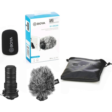 Boya BY-DM200 stereo condenser microphone for iOS devices