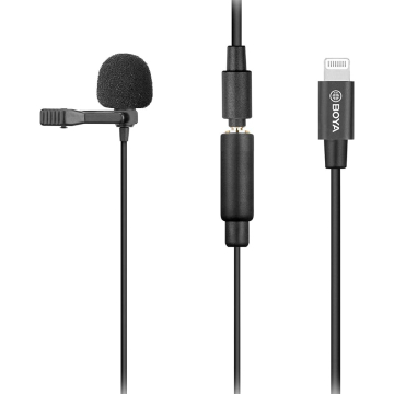 Boya BY-M2 Clip-on Lavalier Microphone for iOS Devices