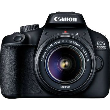 Canon EOS 4000D + 18-55mm Lens