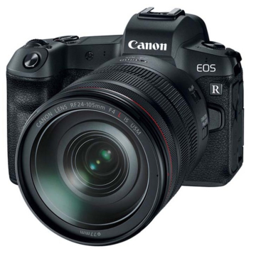 Canon EOS R Body + RF 24-105mm f/4L IS USM Lens + Mount Adapter EF-EOS R