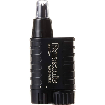 Panasonic Nose & Ear Hair Trimmer Wet And Dry, Black ER115