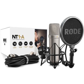 Rode NT1-KIT Large-Diaphragm Cardioid Condenser Microphone