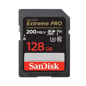 SanDisk 128GB Extreme Pro UHS-I SDXC Memory Card