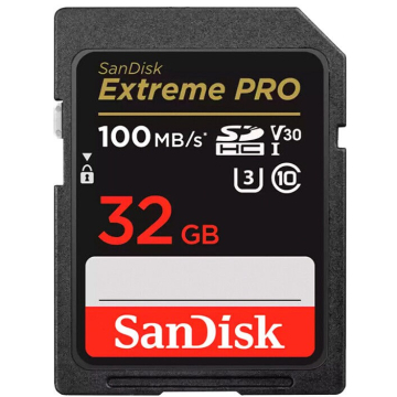 SanDisk 32GB Extreme Pro UHS-I SDHC Memory Card