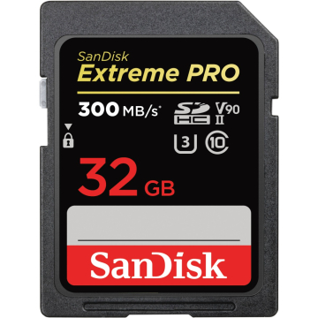 SanDisk 32GB Extreme PRO UHS-II SDXC Memory Card
