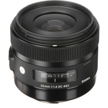 Sigma 30mm F1.4 EX DC HSM Art Lens for Canon