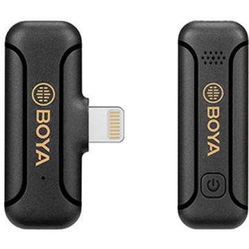 Boya BY-WM3T2-D1 2.4Ghz Wirless Micrphone, 1+1, Mfi Lightninig, USB type-C for iOS Devices