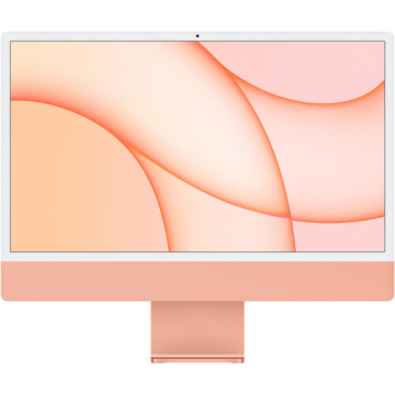 Apple iMac 24-inch MGPR3 (2021) M1 Chip 8-Core CPU and 8-Core GPU, 8GB RAM 256GB SSD, Orange