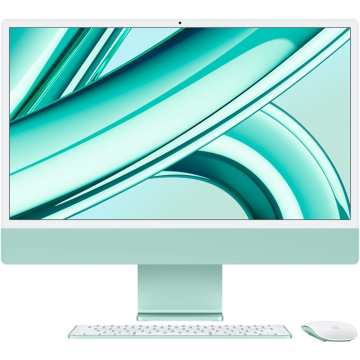 Apple iMac 24-inch With Retina 4.5K display MQRN3 (Late 2023) M3 With 8 Core CPU And 10 Core GPU, 8GB RAM 256GB SSD, Green