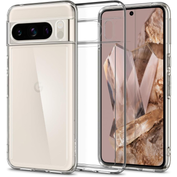 Clear Case for Google Pixel 8 Pro Crystal Clear Silicone Cover Bumper Shockproof Protective Cover with Best Camera Protection 