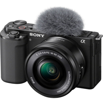 Sony ZV-E10 Mirrorless Camera with 16-50mm Lens Black